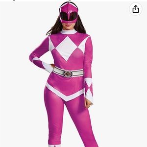 Pink power ranger size medium